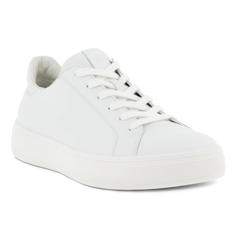 Ecco Street Tray W White Droid Lace Up image number 0